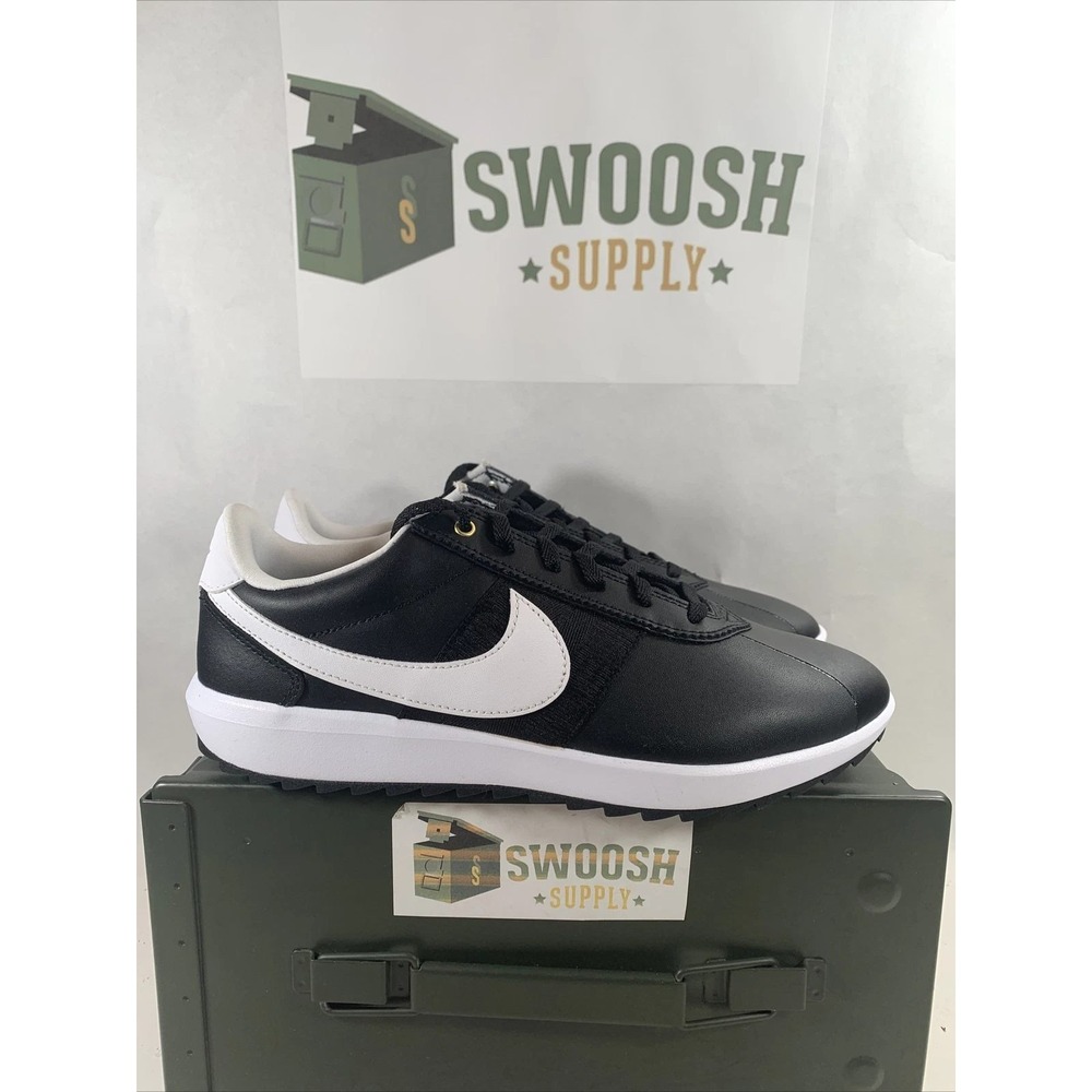 Nike Roshe G Womens 5 Golf Shoes Black White Low Top Sneakers CD6066-001